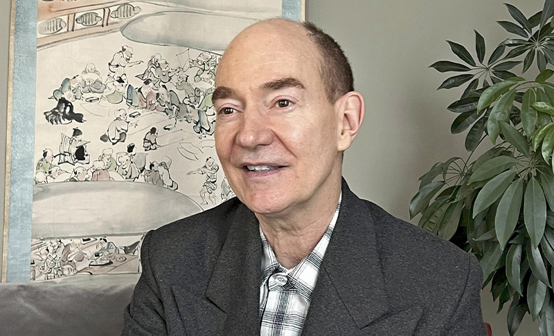 日本文学研究者のロバート　キャンベルさん